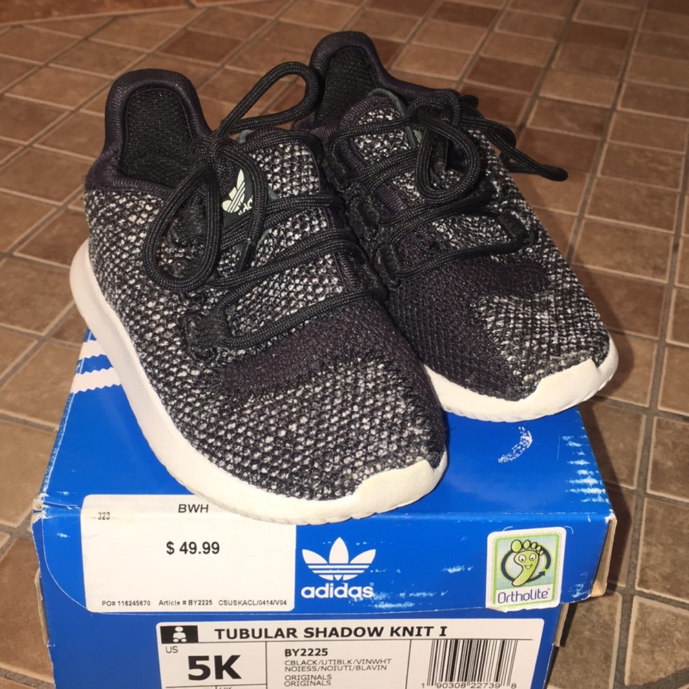 Adidas Tubular Shadow Knit Toddler Sneaker